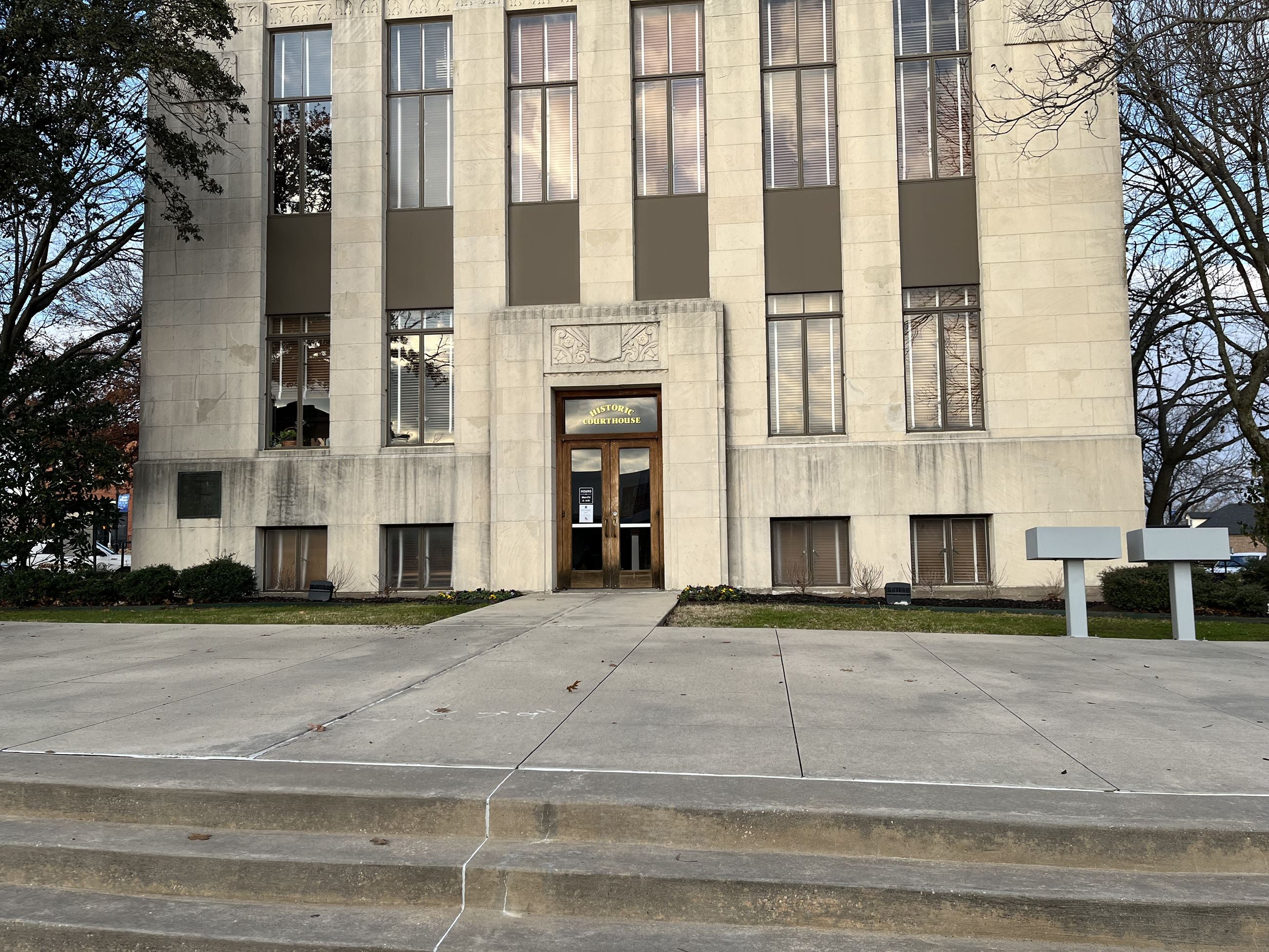 San Jacinto Side of Historic Courthouse