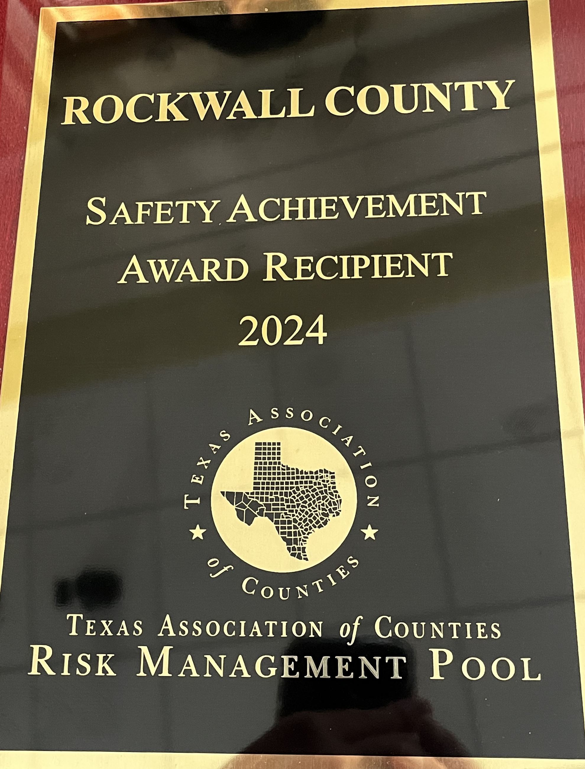 Safety Achievement Plaque