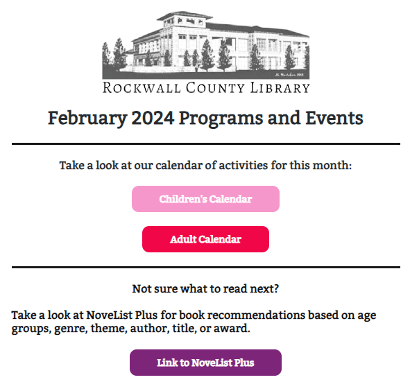 Snip of February Newsletter